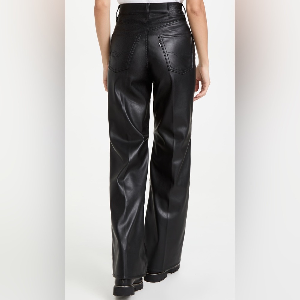 Levi’s Premium 70s Flare Faux Leather Pant (size 32) - Picture 7 of 11